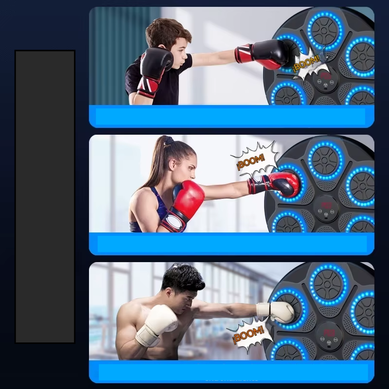 New Music Boxing Machine Smart Bluetooth Wall Mounted Music Boxing Trainer Gym Home Electronic Boxing Target Punching Equipment
