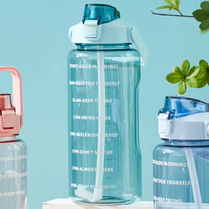 X-Hydrate™ - 2L Portable Water Bottle with Time Marker