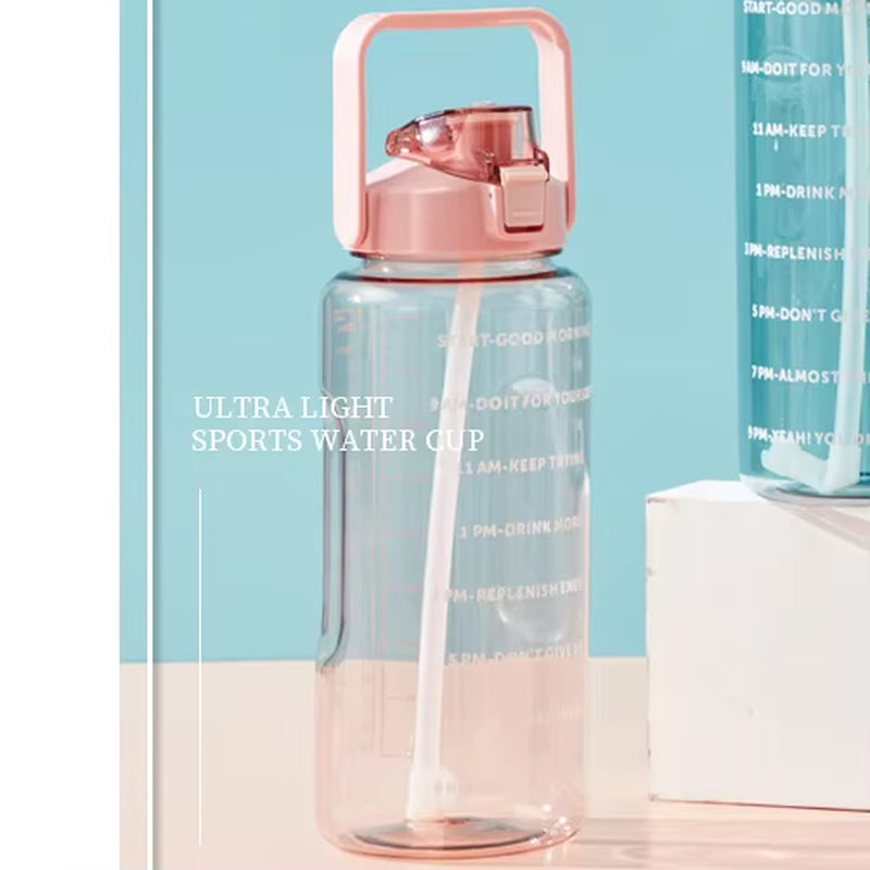X-Hydrate™ - 2L Portable Water Bottle with Time Marker