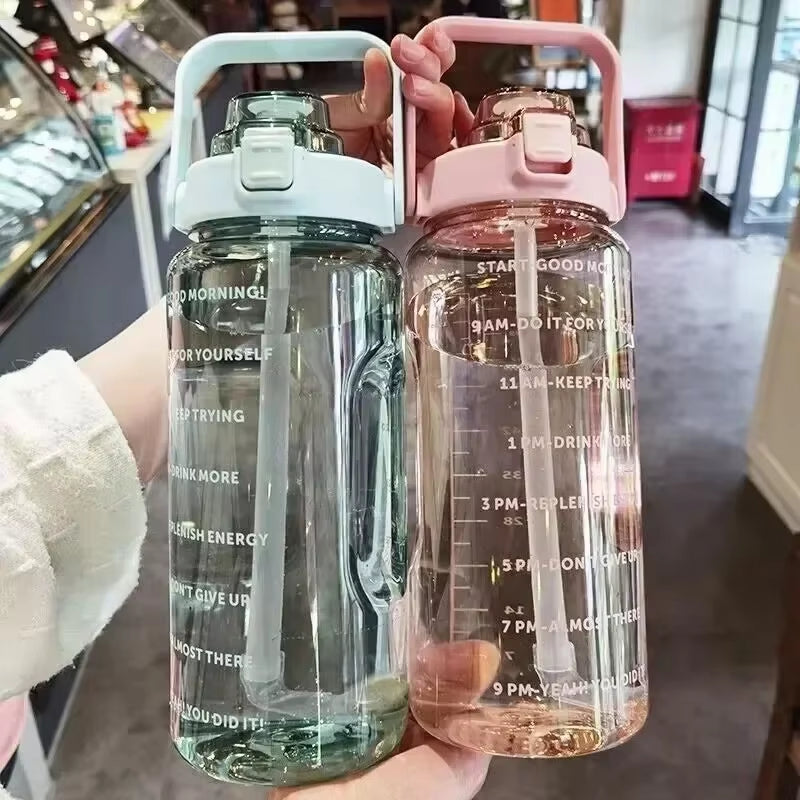 X-Hydrate™ - 2L Portable Water Bottle with Time Marker