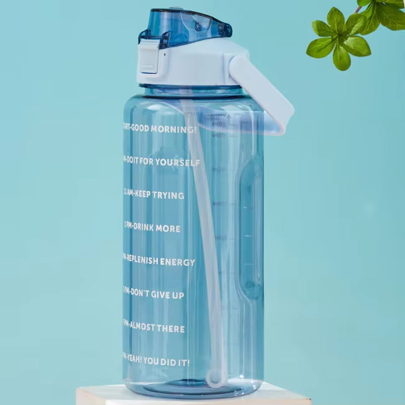 X-Hydrate™ - 2L Portable Water Bottle with Time Marker