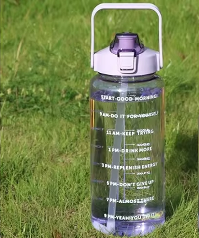X-Hydrate™ - 2L Portable Water Bottle with Time Marker