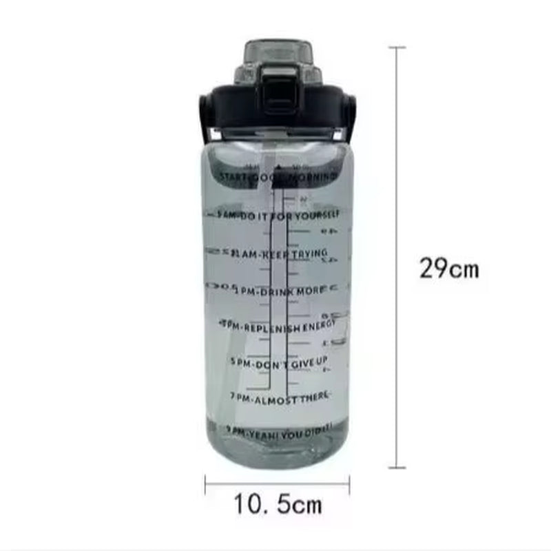 X-Hydrate™ - 2L Portable Water Bottle with Time Marker