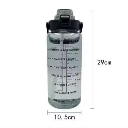 X-Hydrate™ - 2L Portable Water Bottle with Time Marker