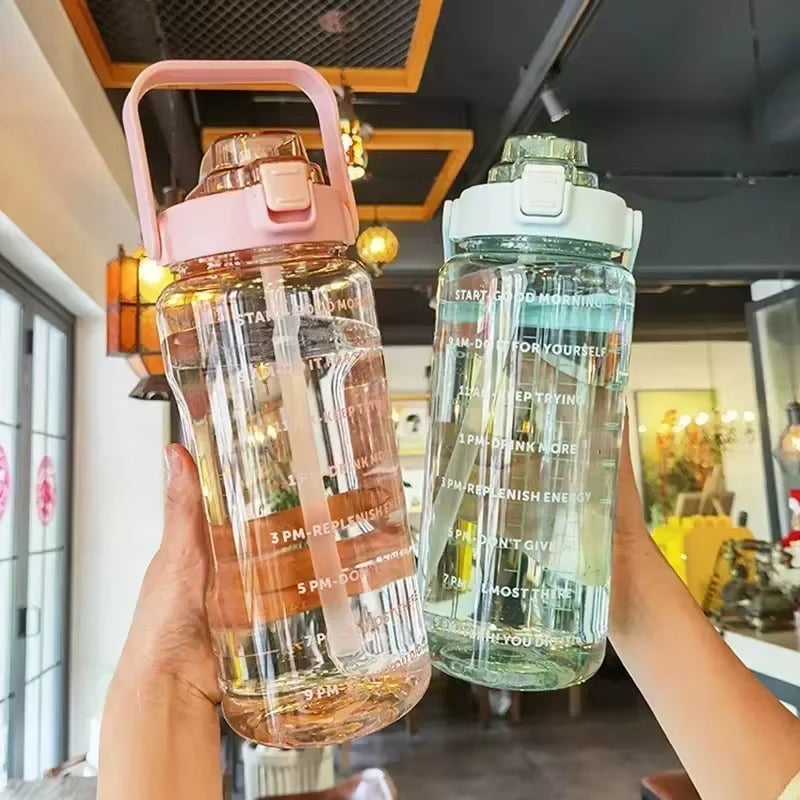 X-Hydrate™ - 2L Portable Water Bottle with Time Marker