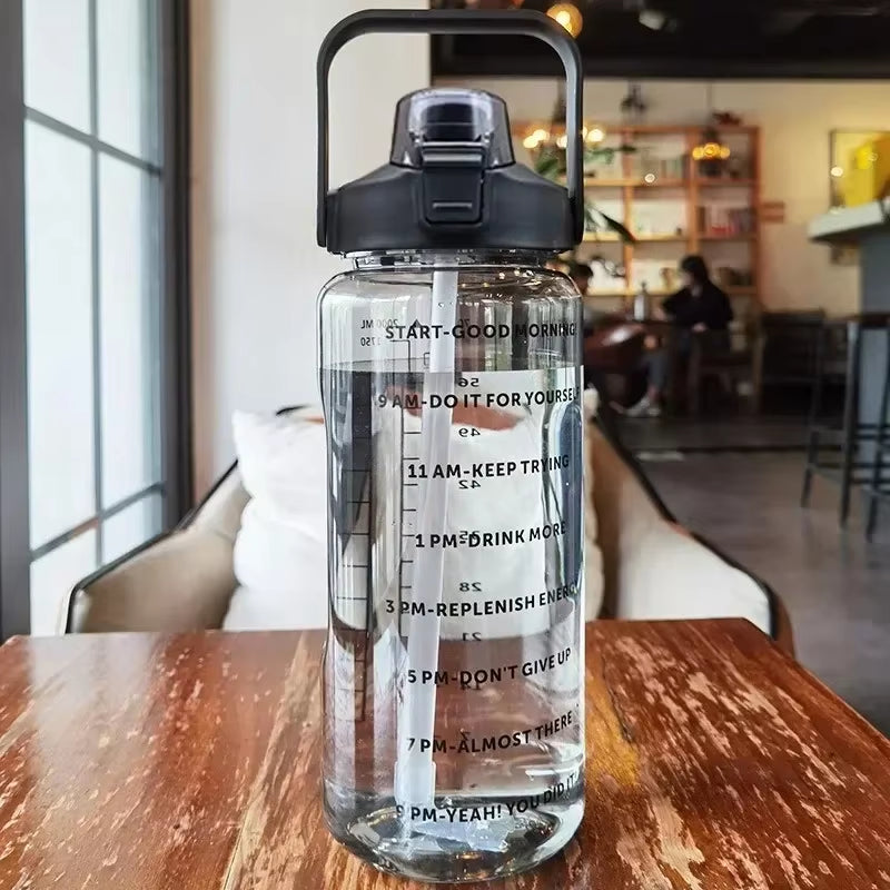 X-Hydrate™ - 2L Portable Water Bottle with Time Marker