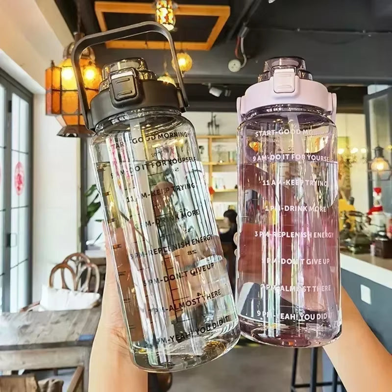X-Hydrate™ - 2L Portable Water Bottle with Time Marker