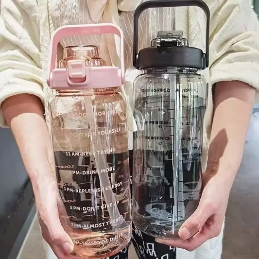 X-Hydrate™ - 2L Portable Water Bottle with Time Marker